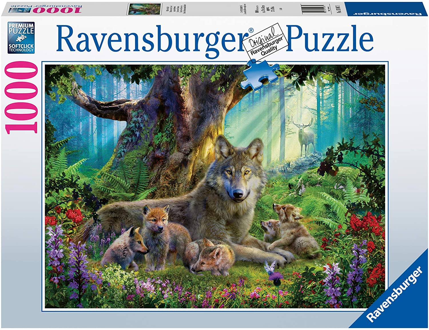 1500 Pc Puzzles Rgs Wolves Ravensburger - Wolves in the Forest Jigsaw Puzzle (1000 Pieces) | I ...