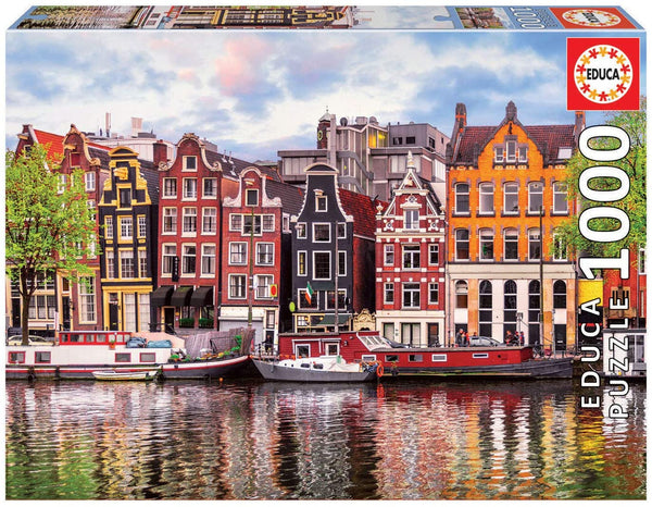 Educa - Dancing Houses Amsterdam Jigsaw Puzzle (1000 Pieces)