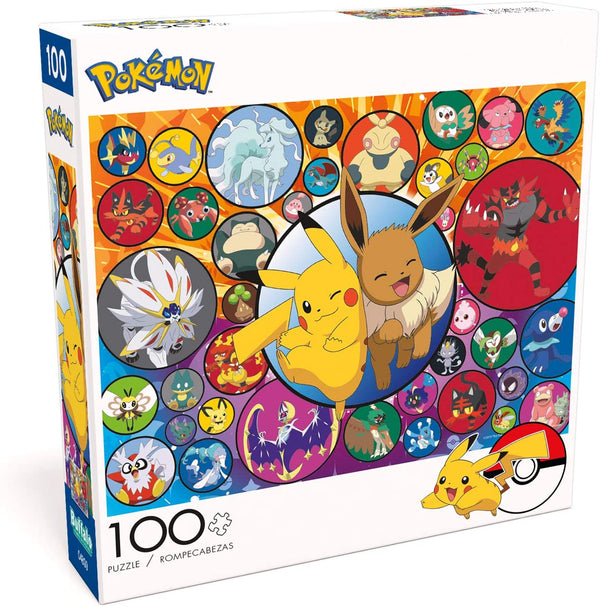 Buffalo Games - Pokemon Alola Region - 100 Piece Jigsaw Puzzle