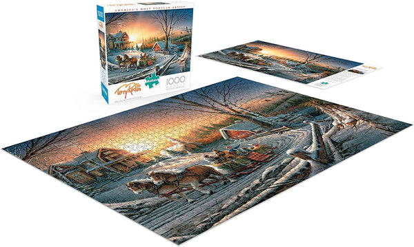 Buffalo Games - Terry Redlin - The Pleasures of Winter - 1000 Piece Jigsaw Puzzle