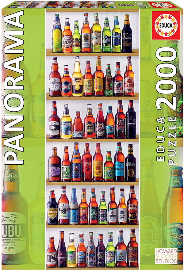 Educa - World Beers Panorama Jigsaw Puzzle (2000 Pieces)