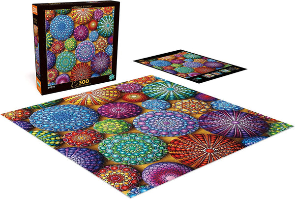 Buffalo Games - Mandala Stones - 300 Large Piece Jigsaw Puzzle