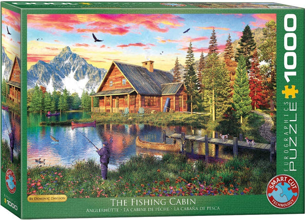 EuroGraphics The Fishing Cabin by Dominic Davison 1000-Piece Puzzle