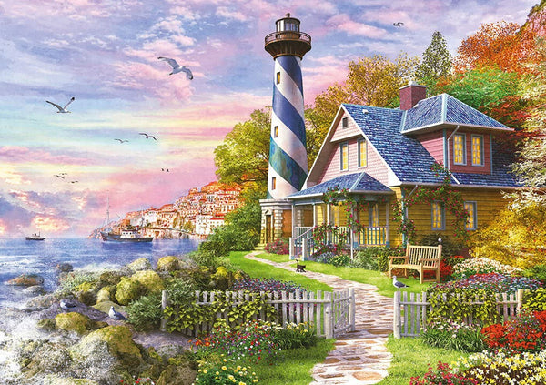 Educa - Lighthouse At Rock Bay Jigsaw Puzzle (4000 Pieces)