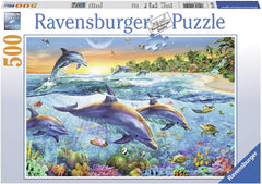 Ravensburger 14210 Dolphin Cove Puzzle 500pc,Adult Puzzles
