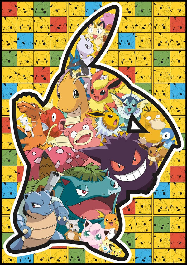 Buffalo Games - Pokemon - Pikachu Silhouette - 500 Piece Jigsaw Puzzle