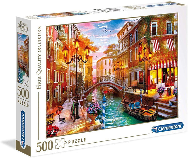 Clementoni 35063- Collection Puzzle - Sunse Over Venice - 500 Pieces