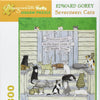 Pomegranate - Seventeen Cats by Edward Gorey Jigsaw Puzzle (300 Pieces)