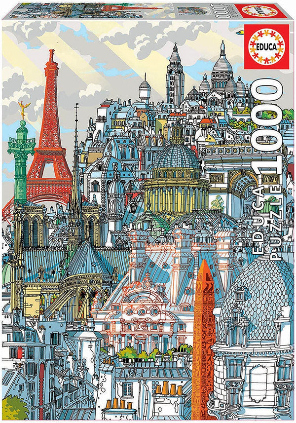 Educa - Paris, Carlo Stanga Jigsaw Puzzle (1000 Pieces)