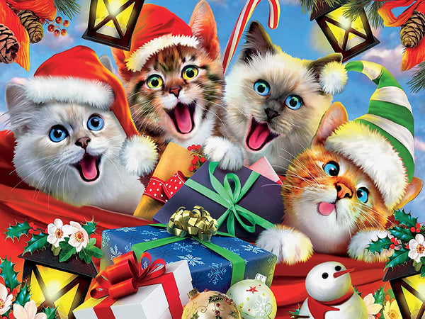 Ceaco - Selfies Cats in Hats Selfie Puzzle - 550 Piece