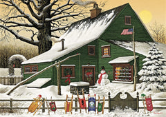 Buffalo Games - Charles Wysocki - Cocoa Break at The Copperfields - 500 Piece Jigsaw Puzzle