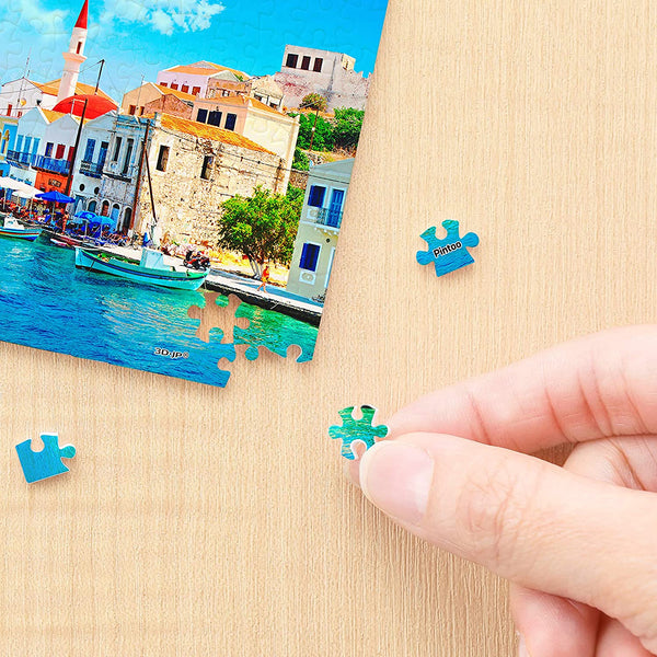 Pintoo - Beautiful Greece Bay Plastic Jigsaw Puzzle (150 Pieces)