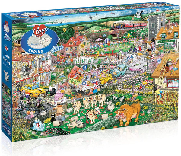 Gibsons - Mike Jupp - I Love Spring Jigsaw Puzzle (1000 Pieces)