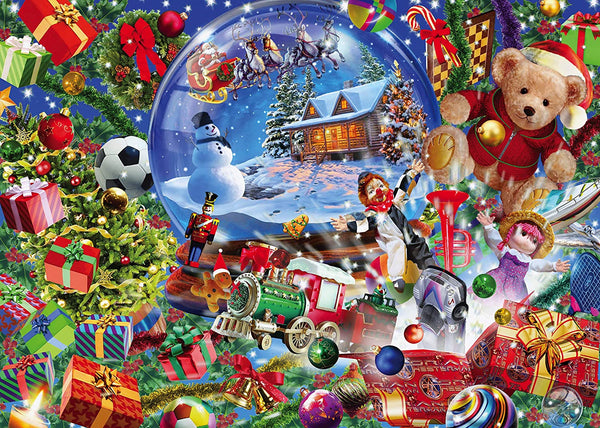 MasterPieces Holiday Glitter Jigsaw Puzzle, Snow Globe Dreams, Featuring Art by Adrian Chesterman, 500 Pieces