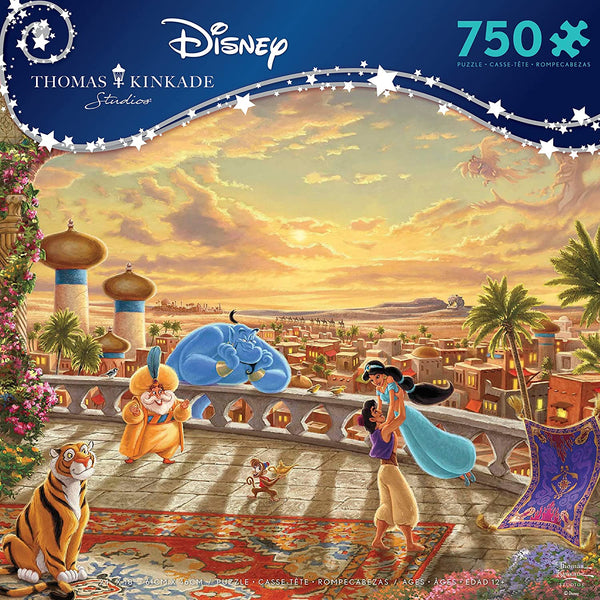 Ceaco Aladdin Disney Thomas Kinkade 750 Piece Puzzle
