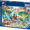Ravensburger Disney World Map Puzzle 1000pc,Adult Puzzles