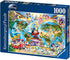 Ravensburger Disney World Map Puzzle 1000pc,Adult Puzzles