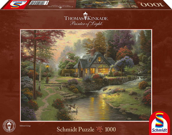 Schmidt - Thomas Kinkade - Stillwater Cottage Jigsaw Puzzle (1000 Pieces)