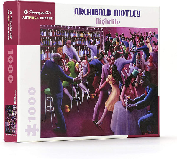 Pomegranate - Nightlife by Archibald Motley Jigsaw Puzzle (1000 Pieces)