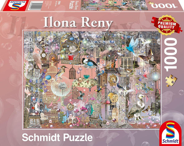 Schmidt - Pink Beauty by Ilona Reny Jigsaw Puzzle (1000 Pieces)