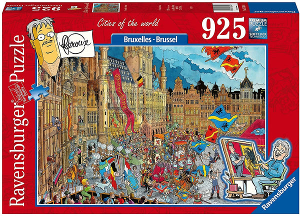 Ravensburger - Bruxelles - Brussel by Frans Le Roux Jigsaw Puzzle (925 Pieces)