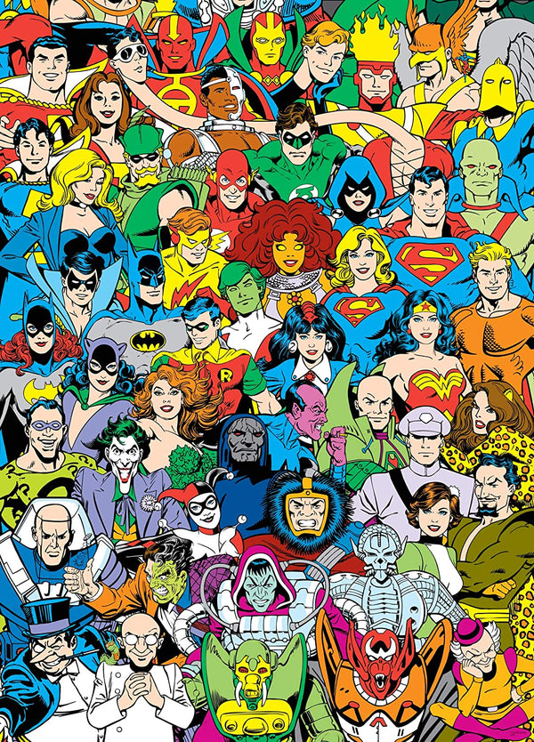 Aquarius DC Comics Line Up 3000 Piece Jigsaw Puzzle
