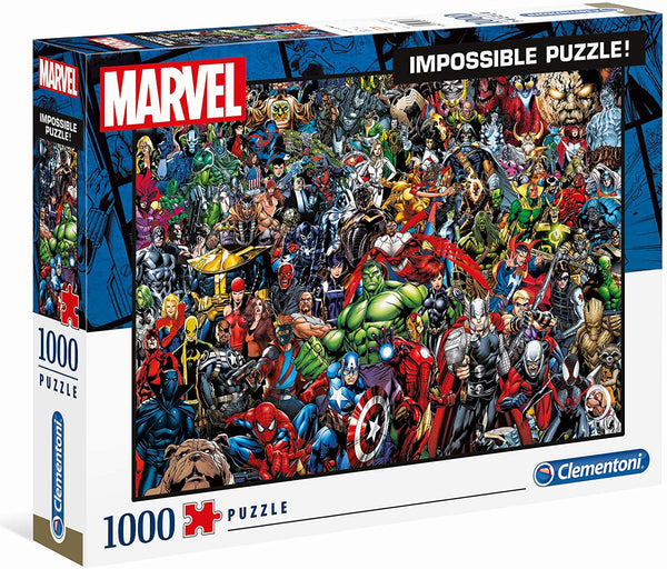 Clementoni - Marvel Impossible Jigsaw Puzzle (1000 Pieces)