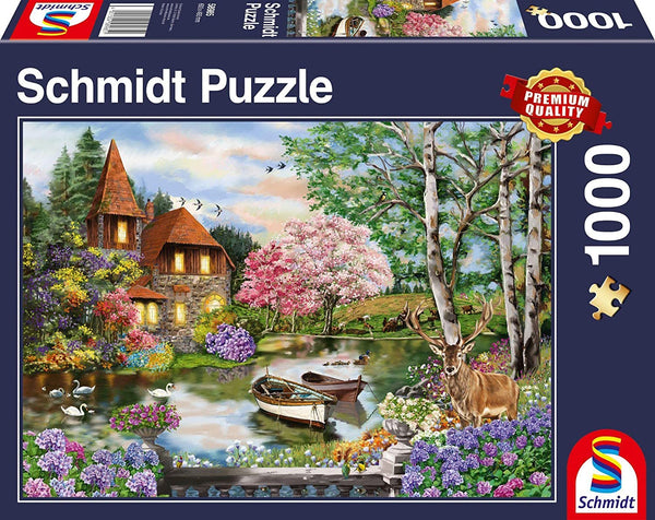 Schmidt - House On The Lake Jigsaw Puzzle (1000 Pieces)