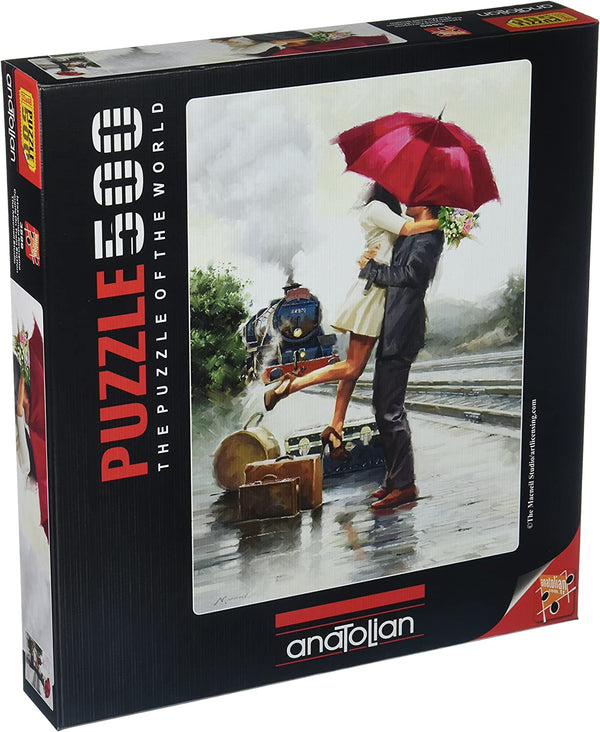 Anatolian - Couple On Train Station Jigsaw Puzzle (500 Pieces)