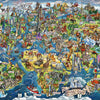 Anatolian - Wonderful World Map Jigsaw Puzzle (3000 Pieces)