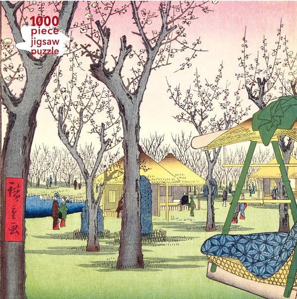 Flame Tree Studio - Plum Garden by Utagawa Hiroshige Jigsaw Puzzle (1000 Pieces)