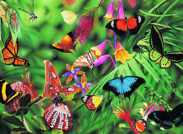 Blue Opal - Wild Australia Butterflies & Beetles 100 Piece Puzzle BL01978