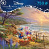 Ceaco - Thomas Kinkade - Disney Dreams - Donald and Daisy, A Duck of a Day 750 Piece Jigsaw Puzzle