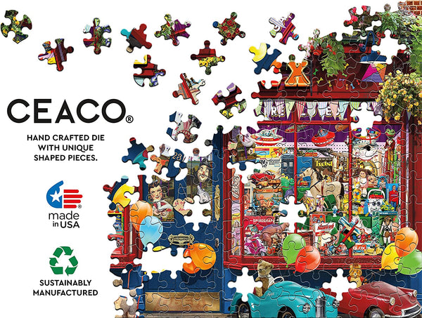 Ceaco - Shop Windows - Toy Box - 1000 Piece Jigsaw Puzzle