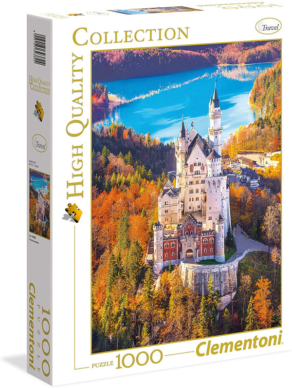 Clementoni - Neuschwanstein Castle Jigsaw Puzzle (1000 Pieces)