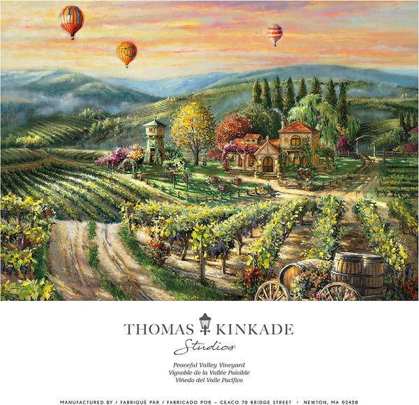 Ceaco - Peaceful Valley Vineyard by Thomas Kinkade Jigsaw Puzzle (1000 Pieces)