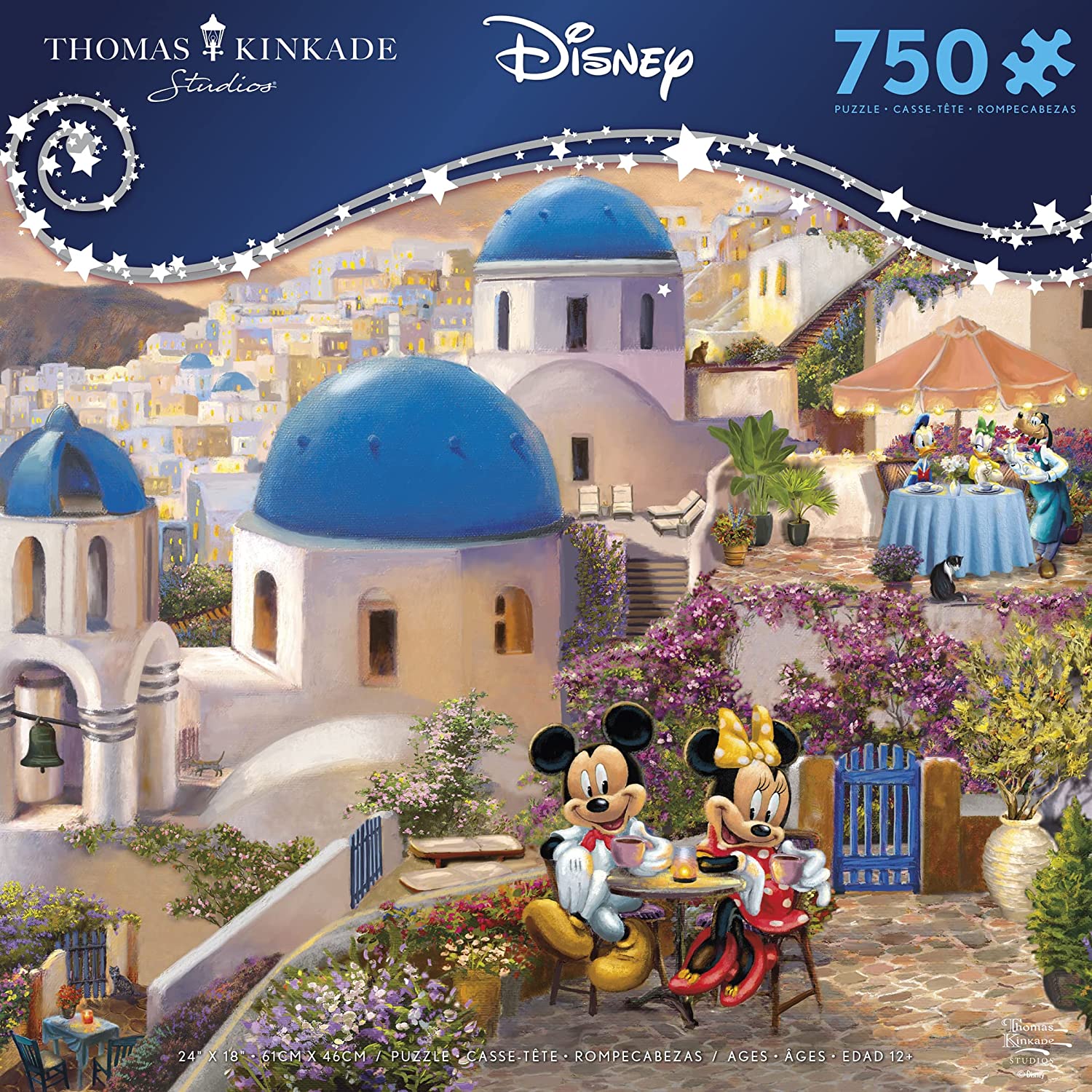 Ceaco 750-Piece Thomas Kinkade Disney Mickey & Minnie in Mexico Ceaco 750-Piece Thomas Kinkade Disney Mickey & Minnie in Mexico