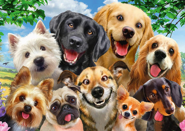 Schmidt - Dog Selfie Jigsaw Puzzle (500 Pieces)