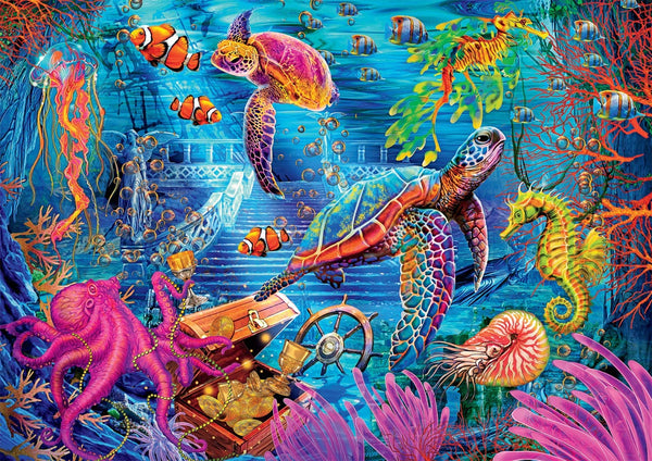 Buffalo Games - Colorful Ocean - 500 Piece Jigsaw Puzzle