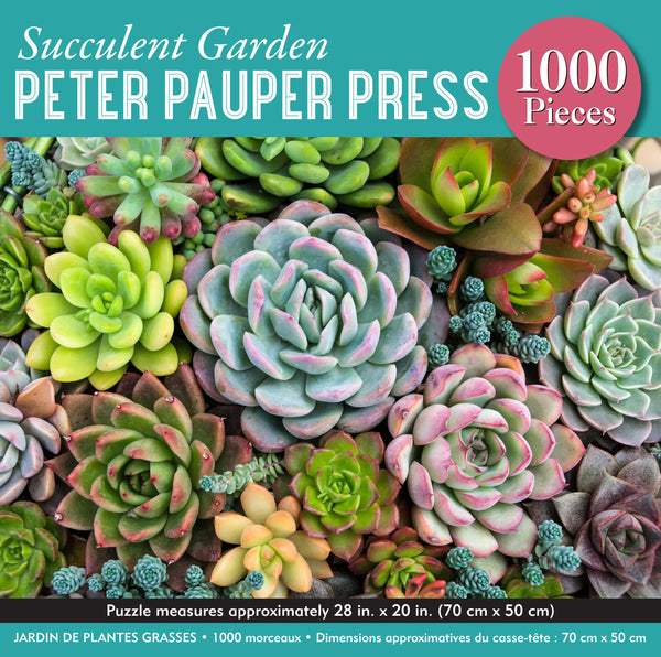 Peter Pauper Press - Succulent Garden Jigsaw Puzzle (1000 Pieces)