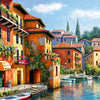 Anatolian - Cafe at the Canal Jigsaw Puzzle (260 Pieces)