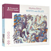 Pomegranate - Whites And Blues by Matthew Bohan Jigsaw Puzzle (500 Pieces)