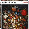 Piatnik - Brueghel, Flowers In Wood Vase Jigsaw Puzzle (1000 Pieces)
