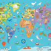 Peter Pauper Press - World Map Floor Puzzle Jigsaw Puzzle (48 Pieces)