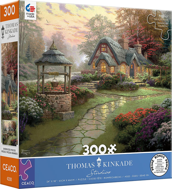 Ceaco - Inspirations Collection - Make a Wish Cottage - XL Jigsaw Puzzle (300 Pieces)
