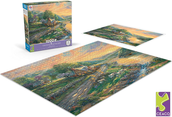 Ceaco - Daybreak at Emerald Valley by Thomas Kinkade Jigsaw Puzzle (1000 Pieces)