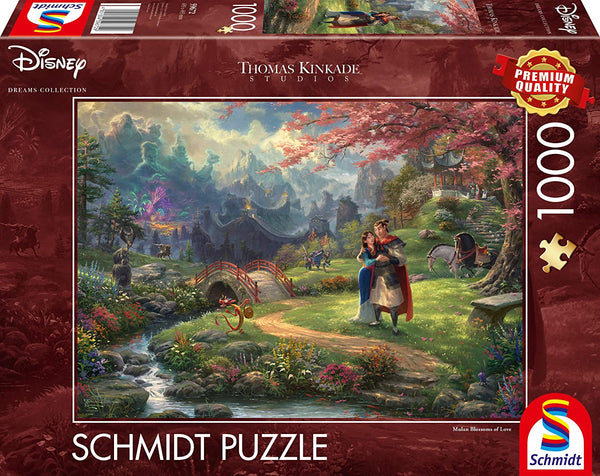 Schmidt - Disney - Mulan by Thomas Kinkade Jigsaw Puzzle (1000 Pieces)