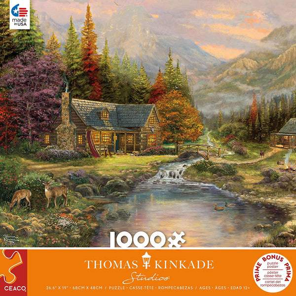 Ceaco - Sierra Paradise by Thomas Kinkade Jigsaw Puzzle (1000 Pieces)