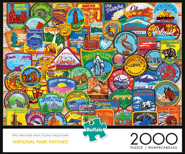 Buffalo Games - National Park Patches Jigsaw Puzzle (2000 Pieces)