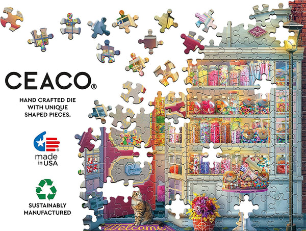 Ceaco - Shop Windows - Candy Store Jigsaw Puzzle (1000 Pieces)